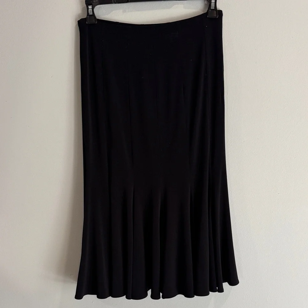 Joseph Ribkoff Elegant‎ Black Midi Skirt sz 8